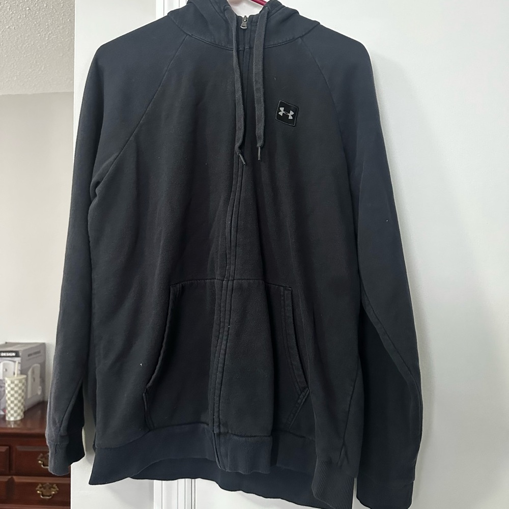 Under Armour Men's Zip-Up Black Sweater